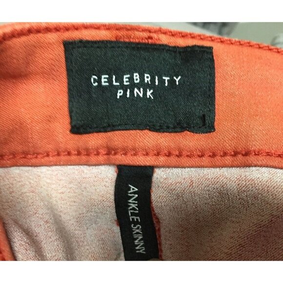 CELEBRITY PINK Junior Skinny Jeans Jr 9 Actual 32x27 Stretch - Picture 3 of 6